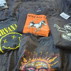 Graphic Tee - Black and Orange